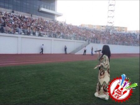 Шаҳзоданинг гастроль сафари Наманган шаҳрининг Навбахор стадионида