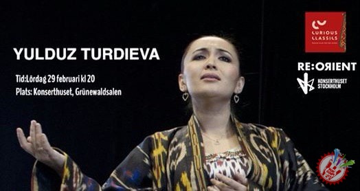 Юлдуз Турдиева Швецияда концерт беради